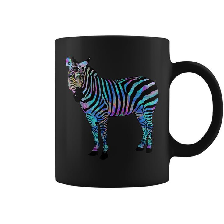 Psychedelic Zebra Trippy Zebra Animal Coffee Mug