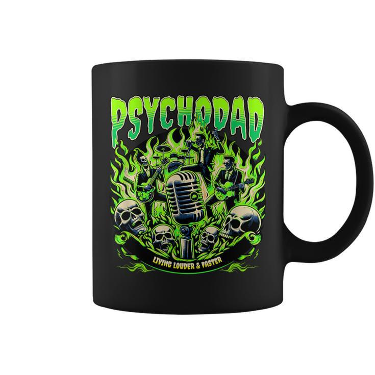 Psycho Dad Birthday Psychobilly Father's Day Coffee Mug