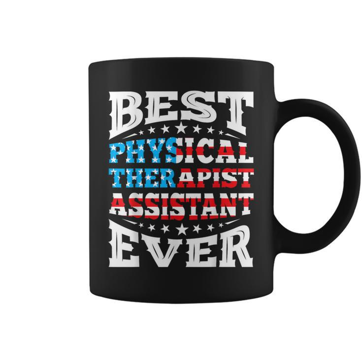 Pta Physical Therapist Assistant 4Th Fourth Of July Usa Flag Coffee Mug