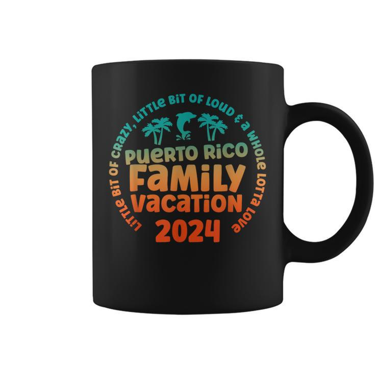 Puerto Rico Family Vacations Trip 2024 Little Bit Of Crazy Coffee Mug