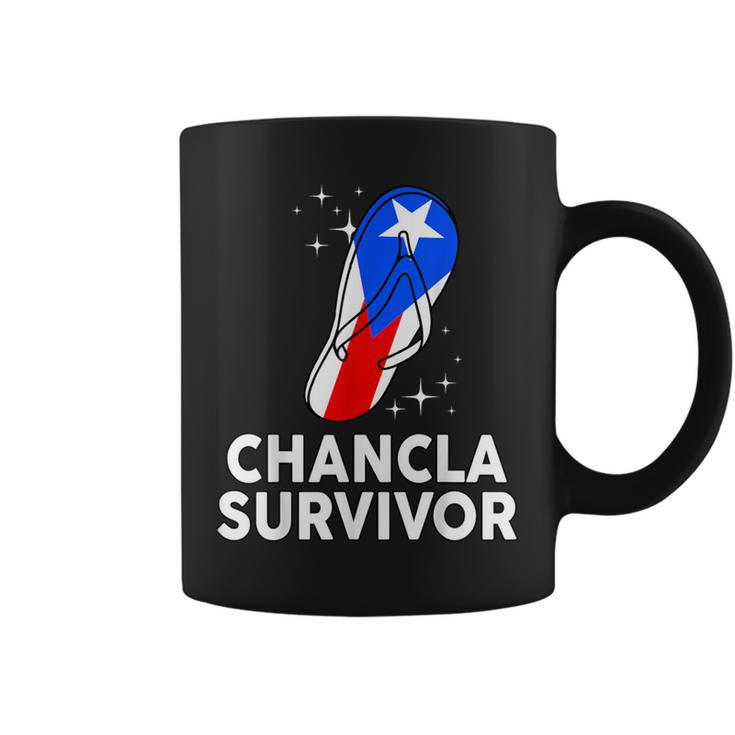 Puerto Rico Hispanic Heritage Month Chancla Survivor Rican Coffee Mug