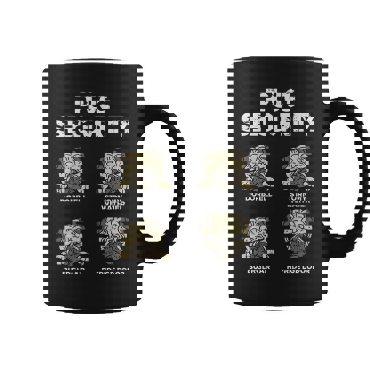 Pug Security Animal Pet Dog Lover Owner Coffee Mug