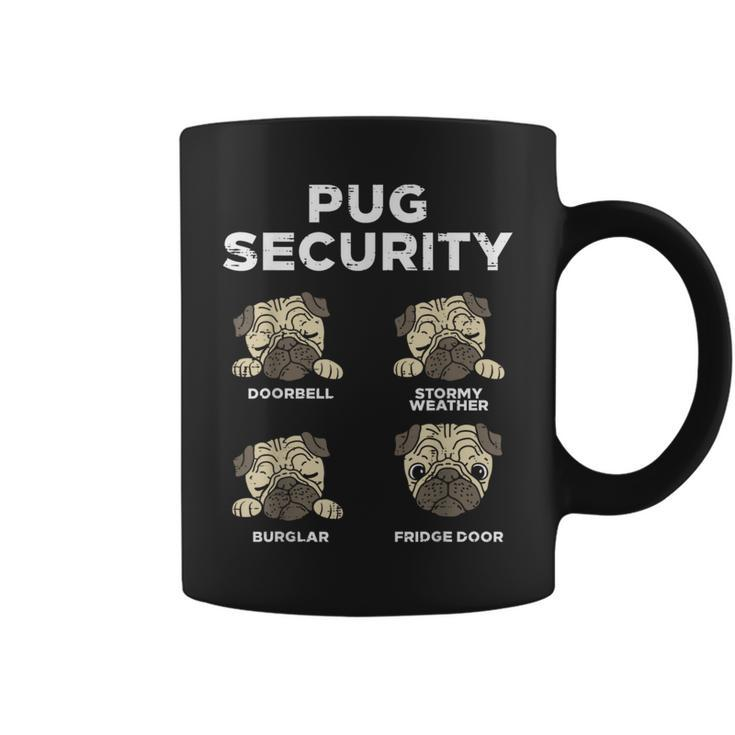 Pug Security Animal Pet Dog Lover Owner Women Coffee Mug
