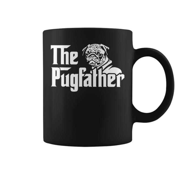 The Pugfather Pug Dad Father's Day Pug Lovers Coffee Mug
