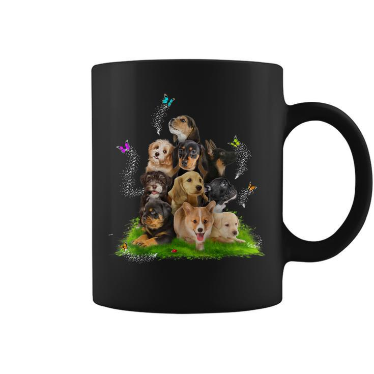 Puppy Lover Lots Of Puppies Cute Puppy Dog Lover Dog Coffee Mug