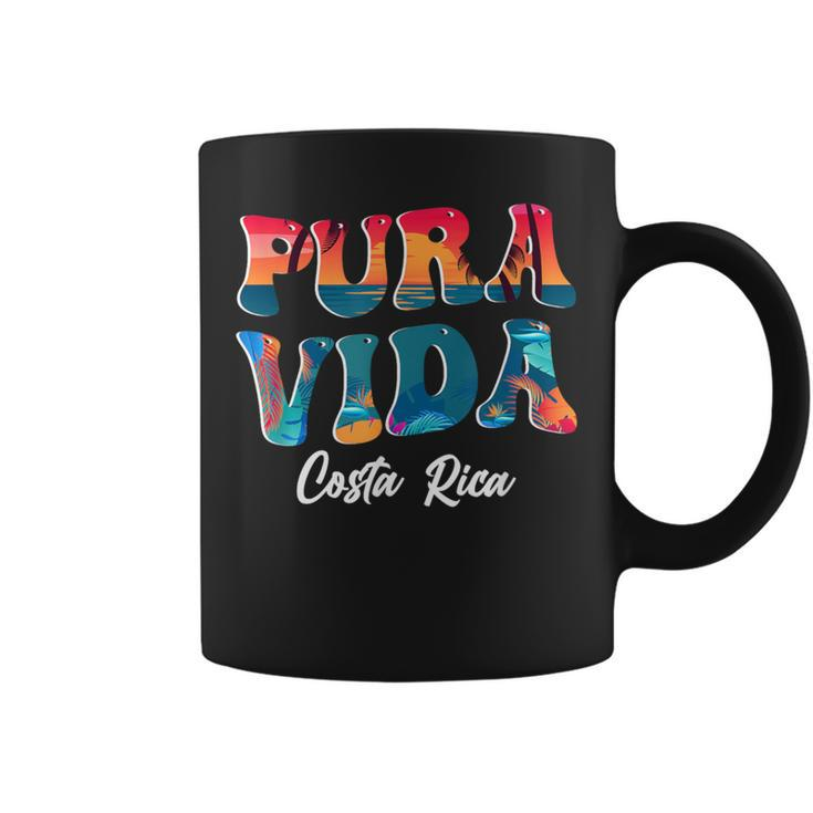 Pura Vida Costa Rica Souvenir Cool Central America Travel Coffee Mug