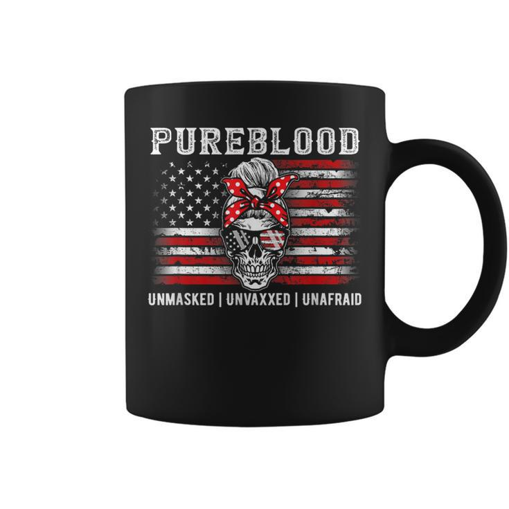 Pureblood Movement Pureblood Medical Freedom Usa Flag Coffee Mug