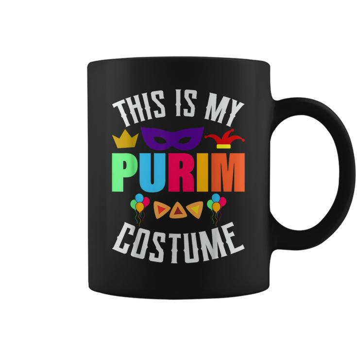 This Is My Purim Costume Purim Jewish Holiday Festival Jew Coffee Mug
