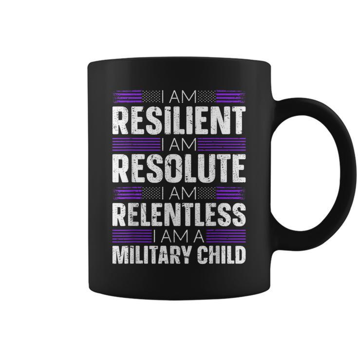 Purple Up I Am A Military Child Coffee Mug