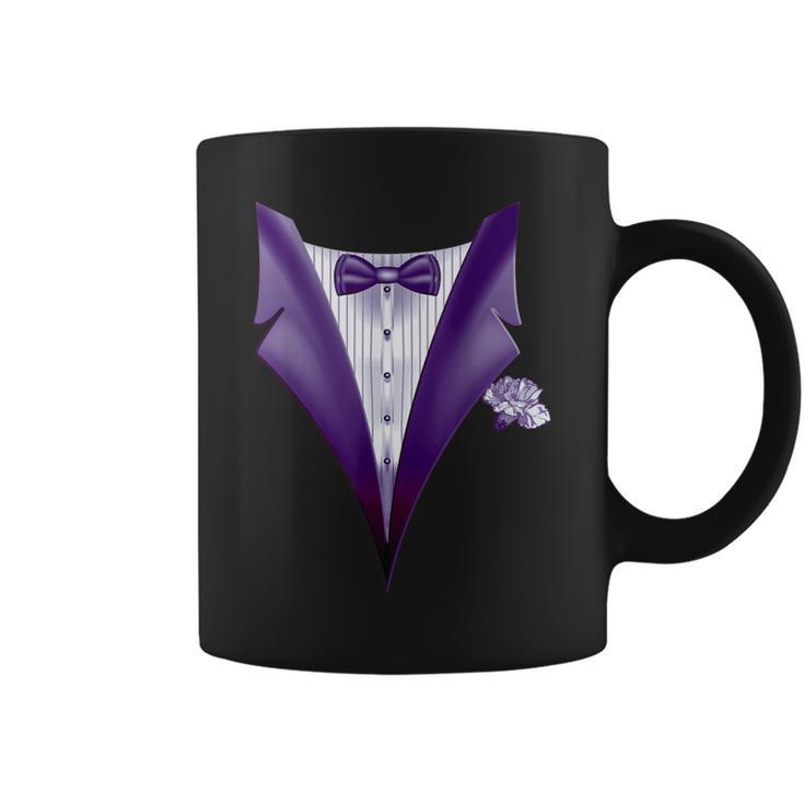 Purple Tuxedo Tux Coffee Mug