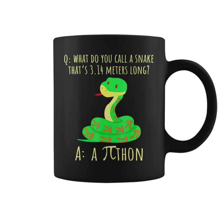 Python Pithon Pi Symbol Math Teacher Pi Day Coffee Mug