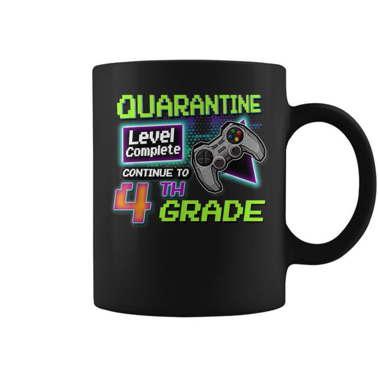 Quarantine Level Complete Back To School 4Th Grade Gamer Coffee Mug