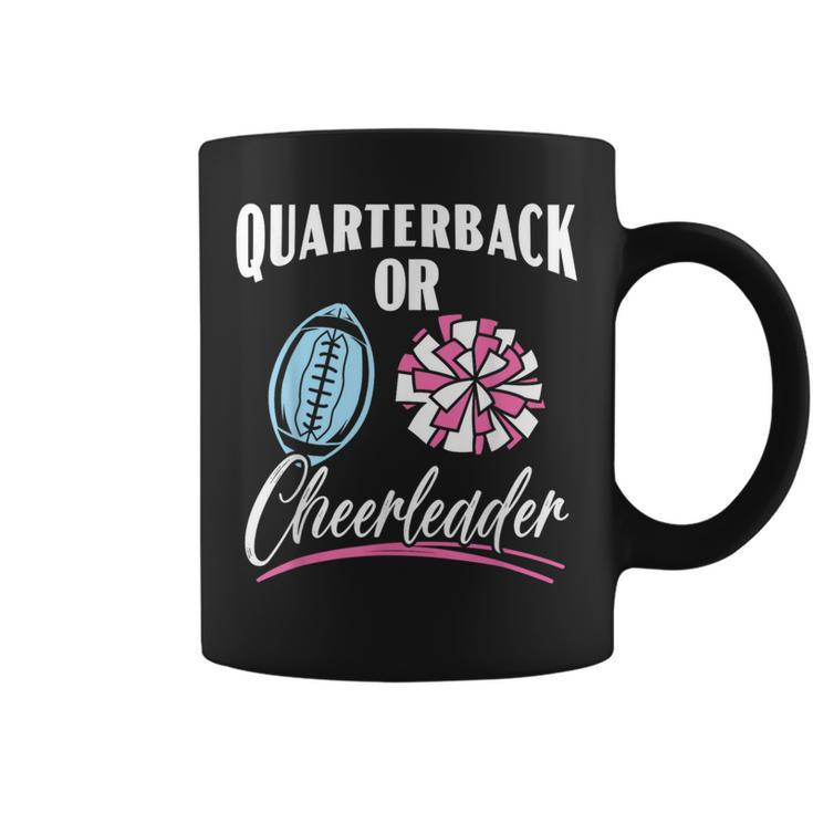 Quarterback Or Cheerleader Baby Announcement Gender Reveal Coffee Mug