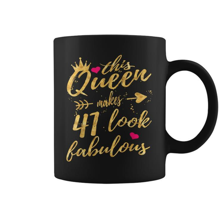This Queen Makes 41 Look Fabulous 41St Birthday Women Coffee Mug