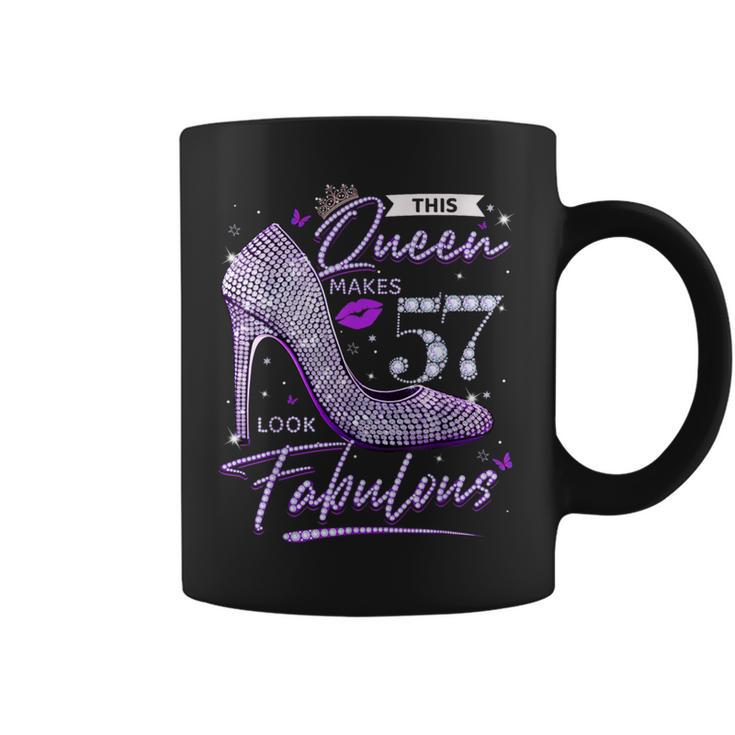This Queen Makes 57 Looks Fabulous 57Th Birthday Women Coffee Mug