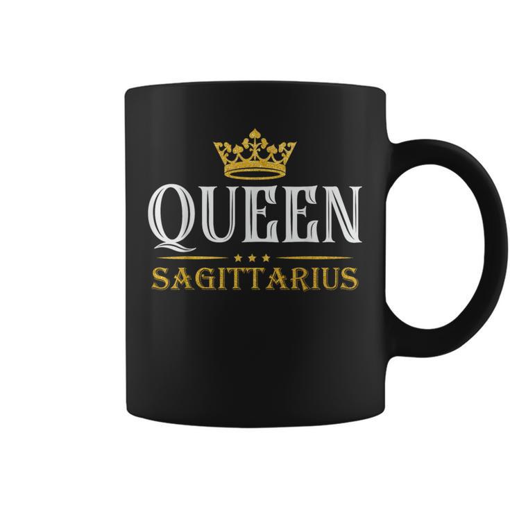 Queen Sagittarius Zodiac Birthday For Dad Grandpa Coffee Mug