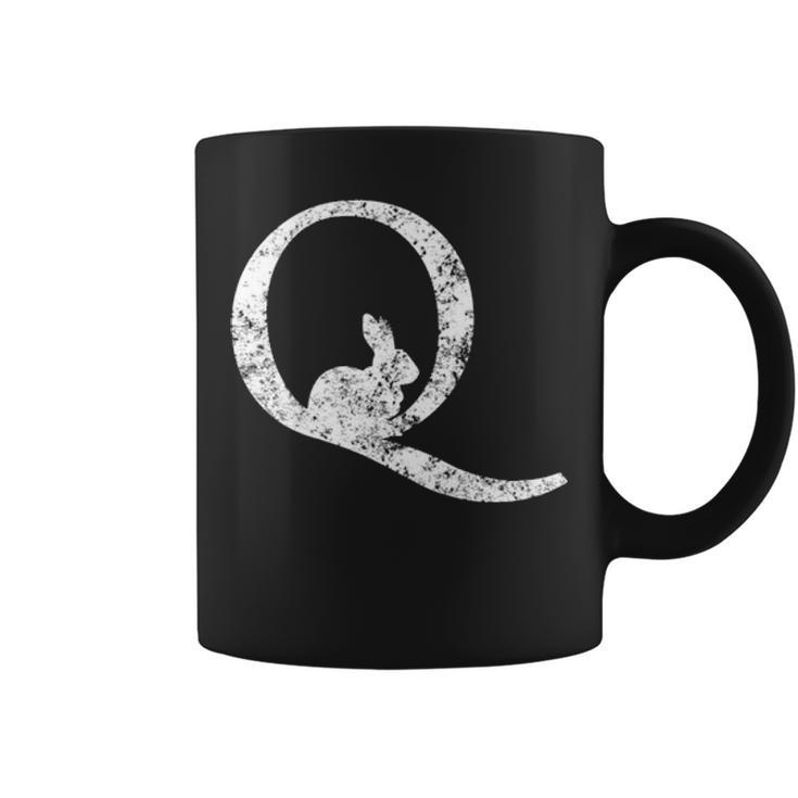 Rabbit Q Deep State Political Trump Patriotic Qanon Coffee Mug