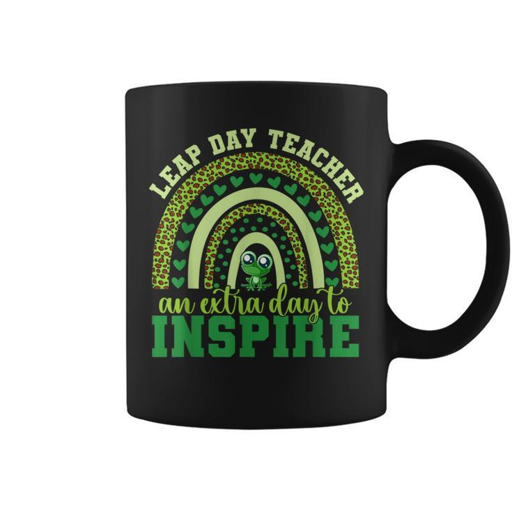 Rainbow Leap Day Teacher Teaching Feb February 29Th Educator Coffee Mug