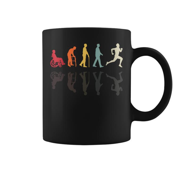 Therapist Human Evolution Vintage Physiotherapist Coffee Mug