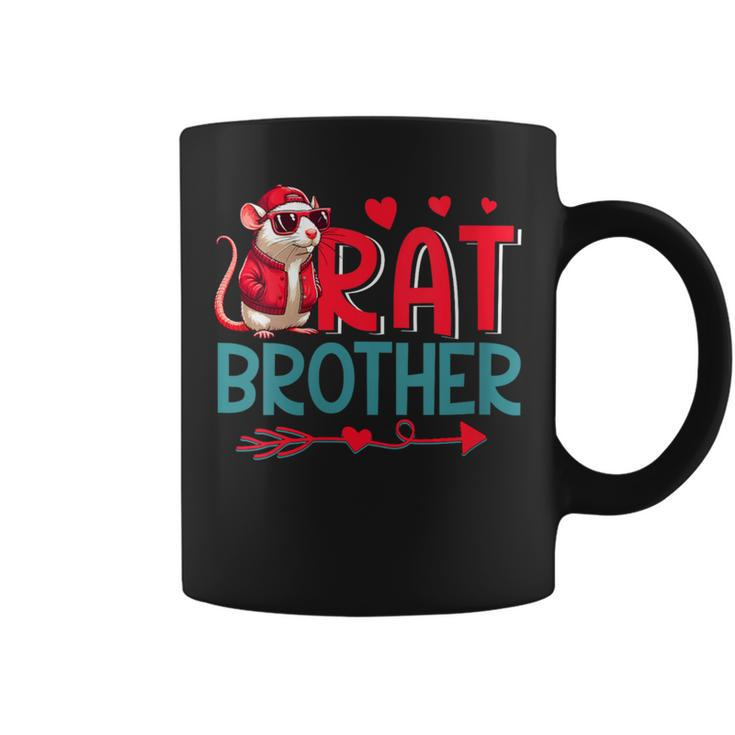 Rat Brother Costume Rat Sunglasses Rodent Lover Father's Day Coffee Mug
