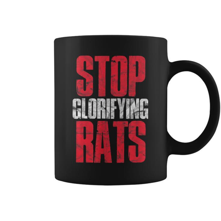 Rat Mouse Stop Glorifying Rats Vintage Coffee Mug