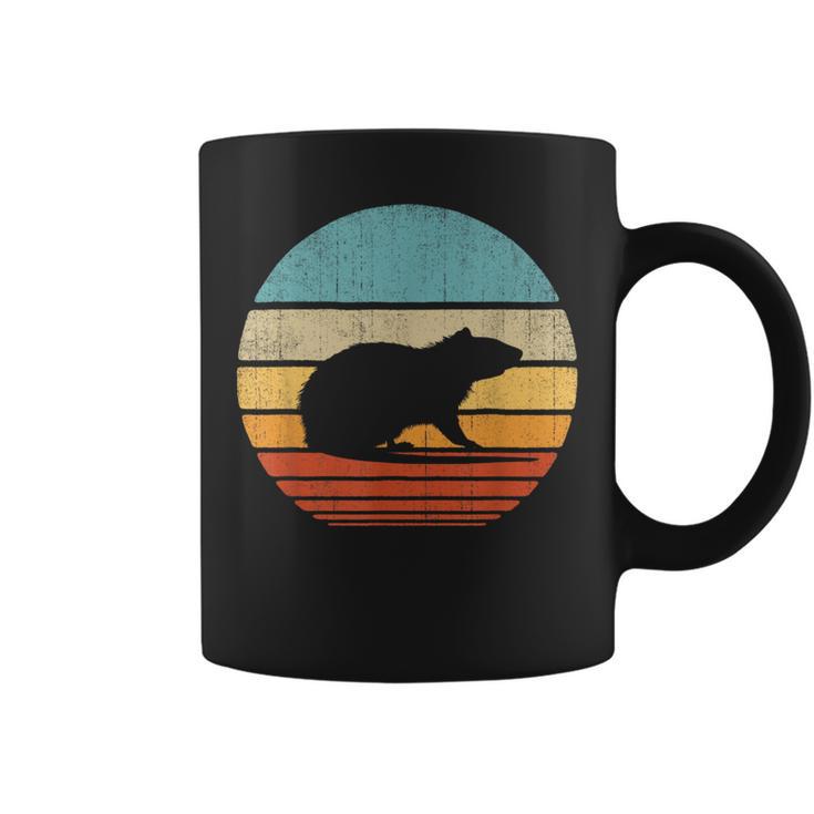 Rat Retro Vintage 60S 70S Sunset Rodent Animal Women Coffee Mug