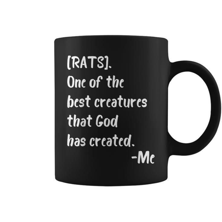 Rats Lover Cute Religious Rat Saying Definition Coffee Mug