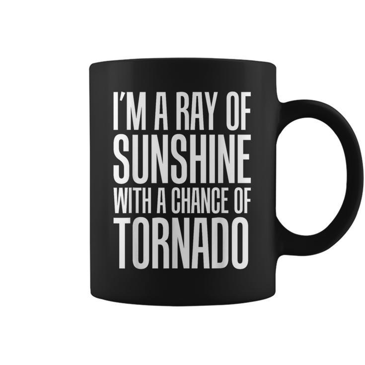 Ray Of Sunshine With A Chance Of Tornado Coffee Mug