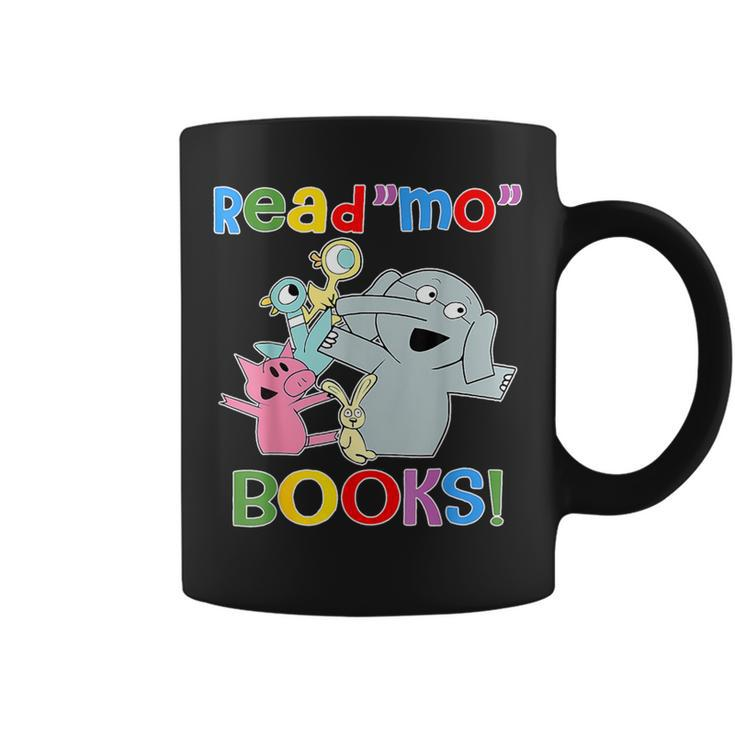 Read Mo Book Cute School Teacher Librarian Elephant Pigeon Coffee Mug