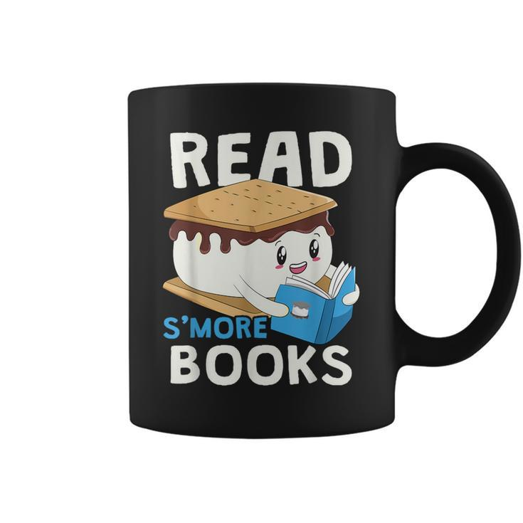 Read S'more Books Camping Bookworm Boy Cute Librarian Smores Coffee Mug