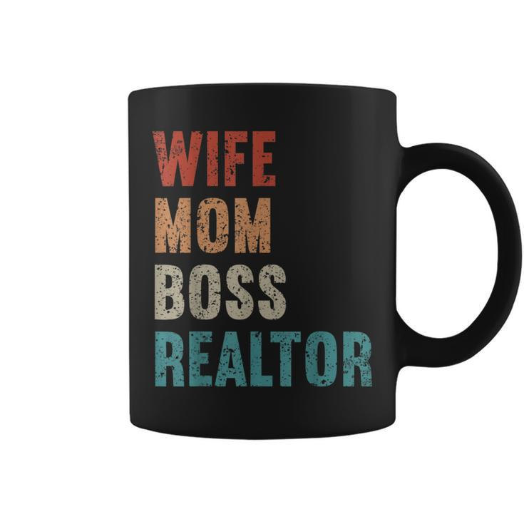 Real Estate Agent Investor Wife Mom Boss Realtor Coffee Mug