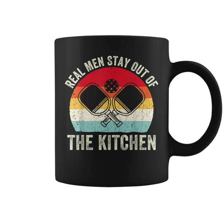 Real Stay Out Of The Kitchen Pickleball Player Vintage Coffee Mug