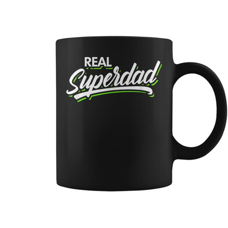Real Superdad Awesome Daddy Super Dad Coffee Mug