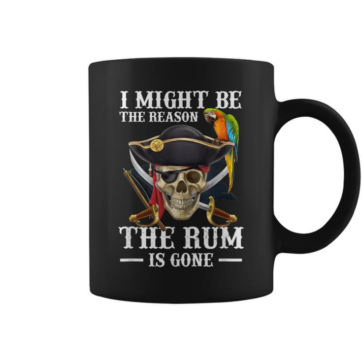 I Might Be The Reason The Rum Is Gone Coffee Mug