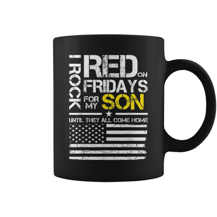 Red Friday Military Dad Wear Red For My Son Coffee Mug