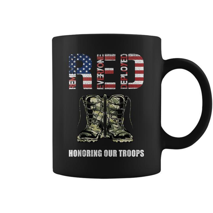 Red Friday Military Veteran Honoring Our Troops Coffee Mug