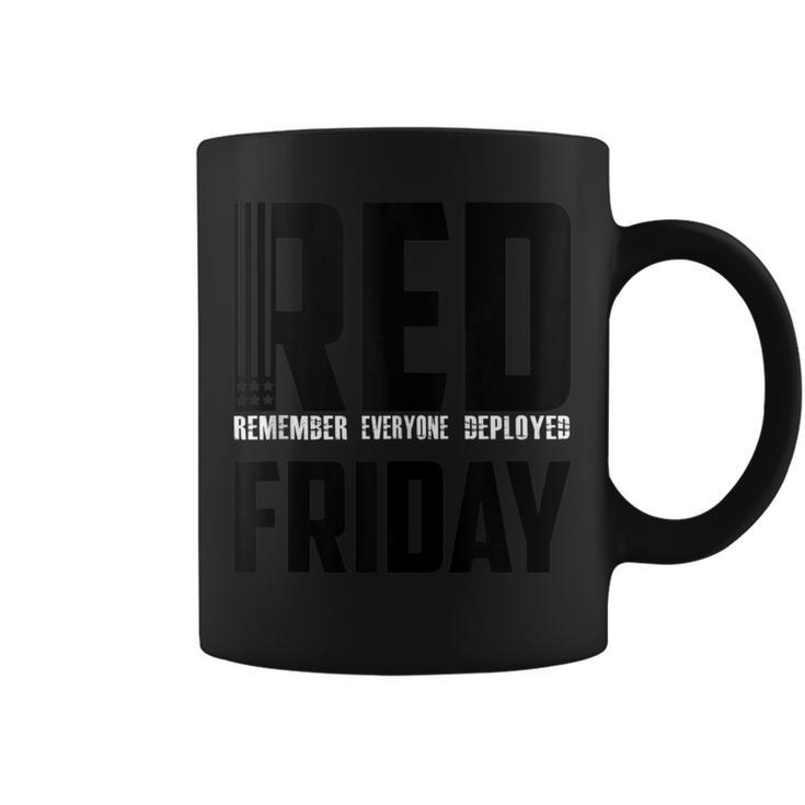 Red Friday Remember Everyone Deployed Military Coffee Mug