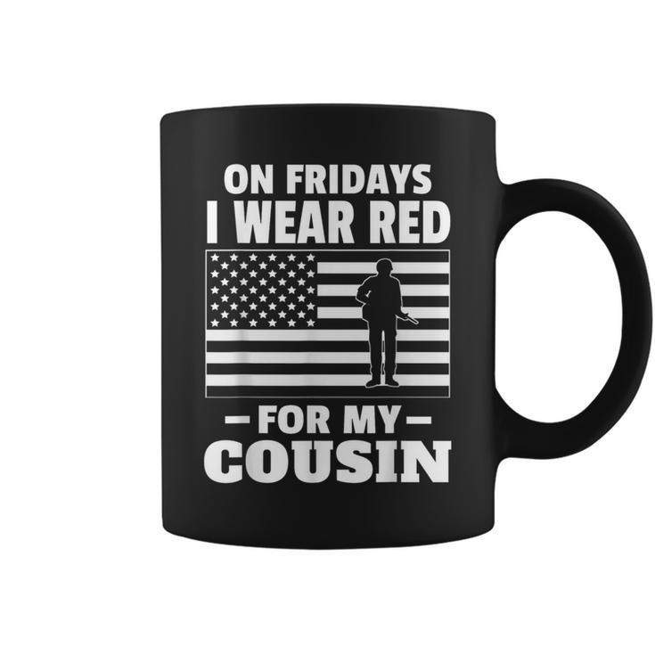 Red Fridays Cousin Coffee Mug