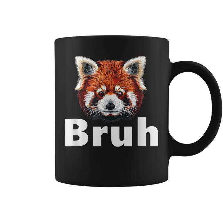 Red Panda Bruh Coffee Mug
