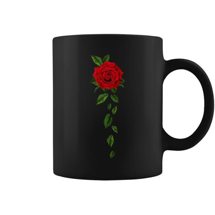 Red Roses For Men Women And Youth Flower Gardening Coffee Mug