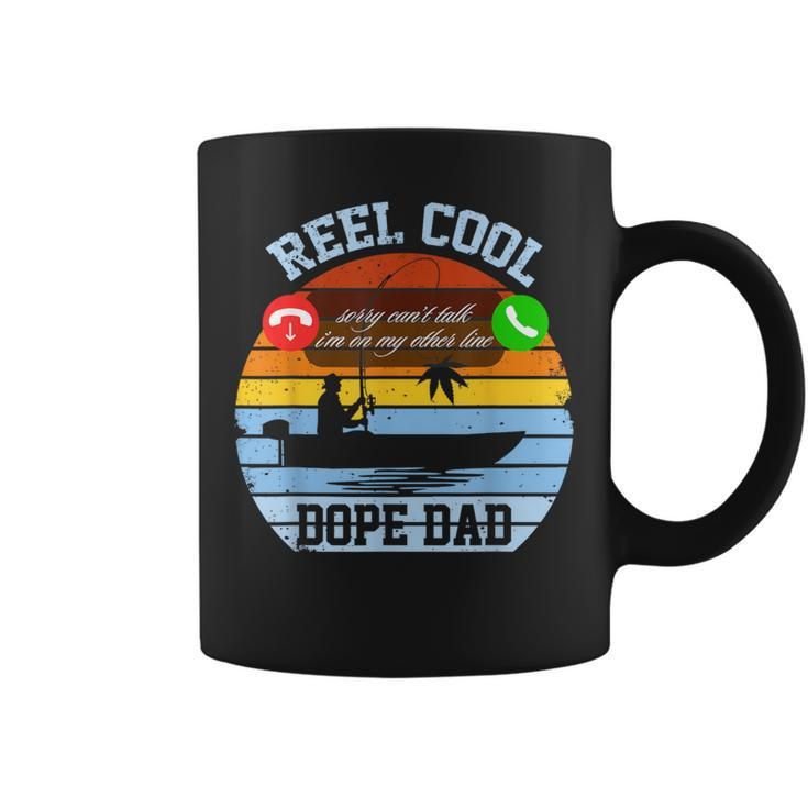 Reel Cool Fishing Dad Classic Black Men'sFather's Coffee Mug
