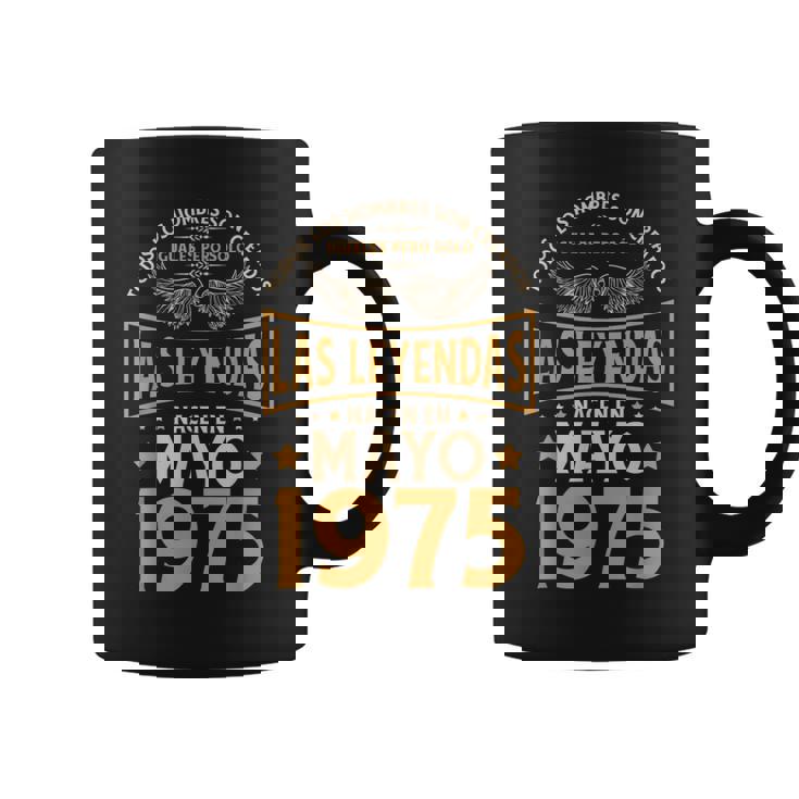 Regalos De Cumpleaños Para Hombre The Legends Mayo 1975 Taza de café