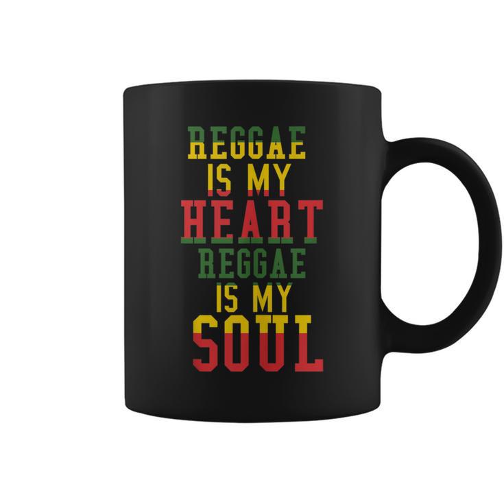 Reggae Is My Heart Reggae Is My Soul Rasta Reggae Coffee Mug