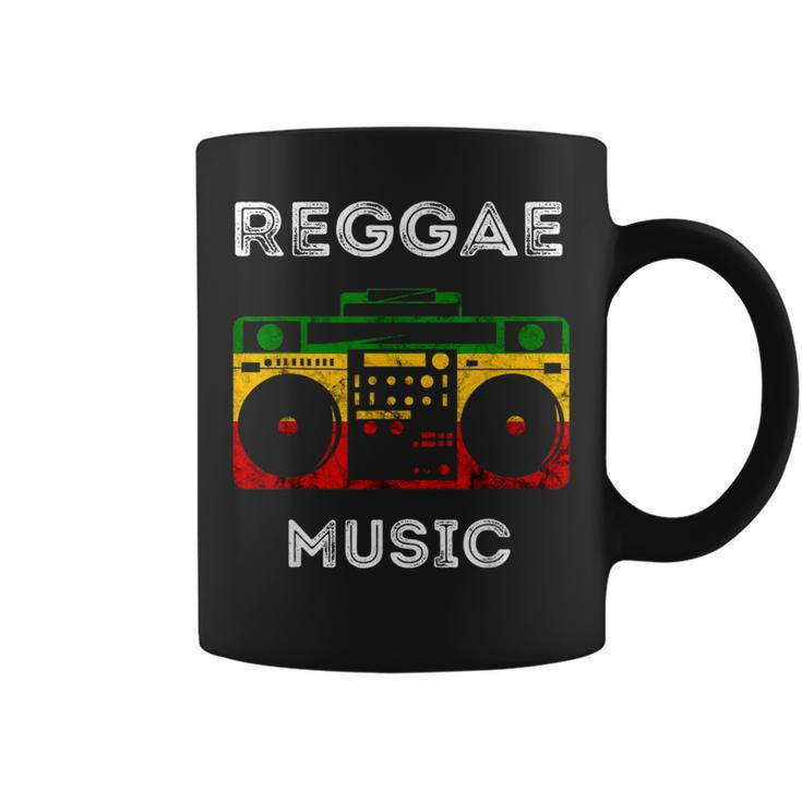 Reggae Music Musicbox Boombox Rastafari Roots Rasta Reggae Coffee Mug
