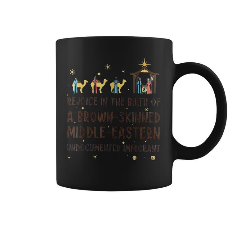 Rejoice In The Birth Of A Brown Skinned Middle Eastern Coffee Mug