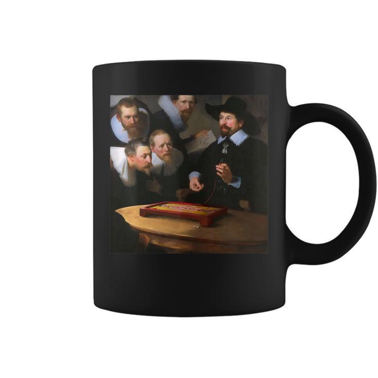 Rembrandt's The Anatomy Lesson Of Dr Tulp Operation Game Coffee Mug