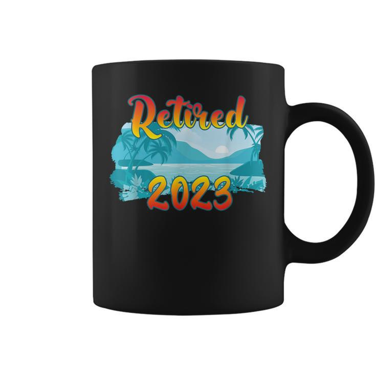 Retired 2023 Beach Scene Retro Style Coffee Mug
