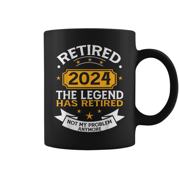 Retired 2024 Retirement Apparel For & Women Coffee Mug