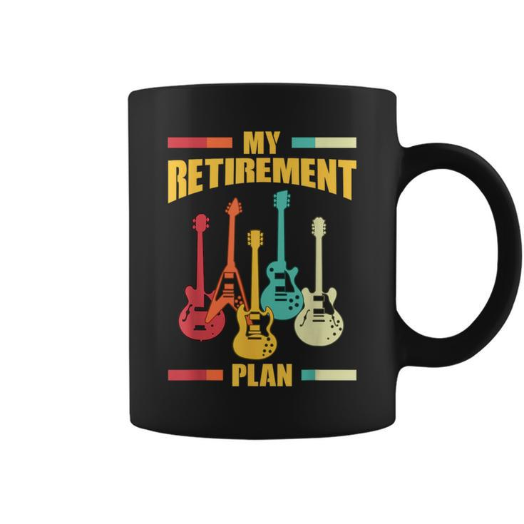 My Retirement Plan Electric Guitar Musical String Instrument Coffee Mug