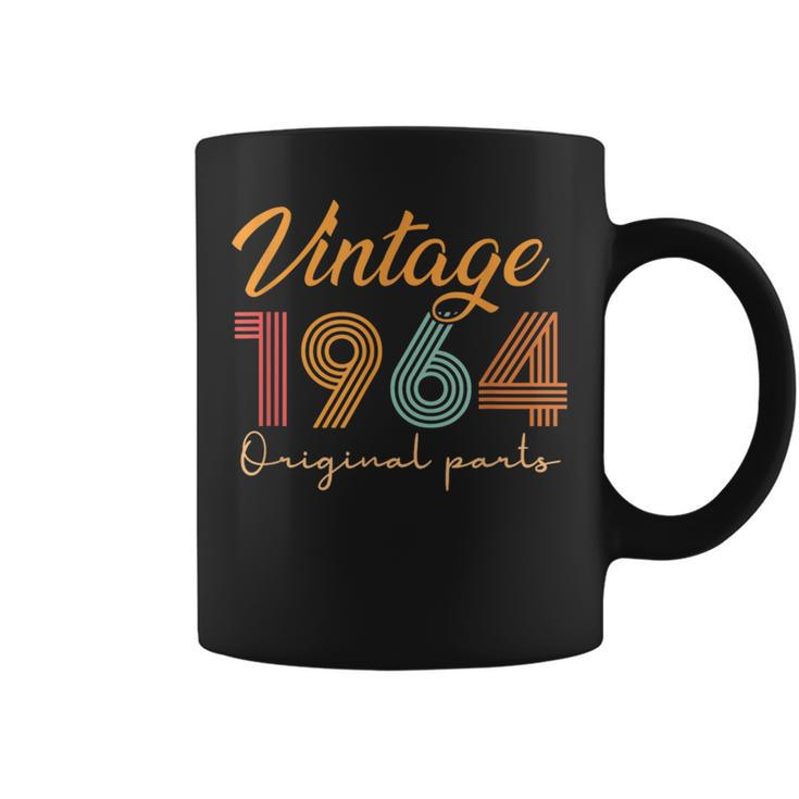 Retro 60Th Birthday Vintage 1964 Original Part 60 Year Old Coffee Mug